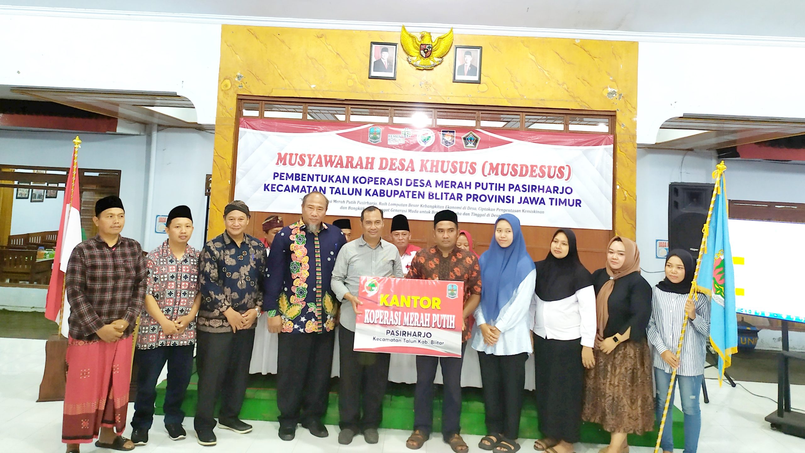 Pemdes Pasirharjo Laksanakan Musdessus Pendirian Koperasi Merah Putih