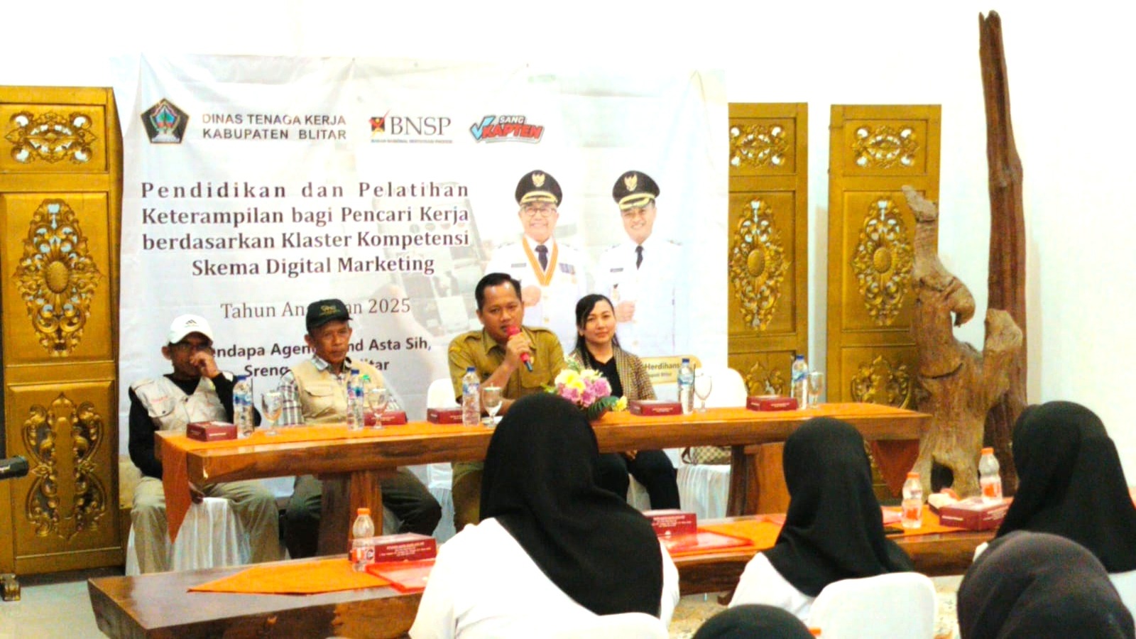 Tekan Pengangguran, Disnaker Kabupaten Blitar Didik Generasi Muda Pelatihan Digital Marketing