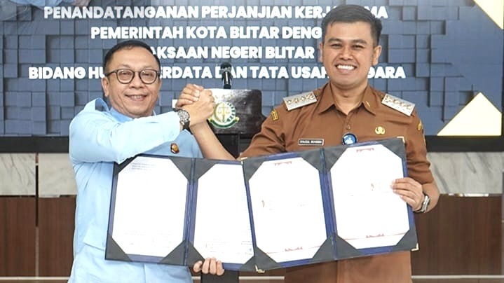 Pemkot Blitar Teken MoU dengan Kejaksaan, Hadirkan Pemerintahan Bersih dan Akuntabel