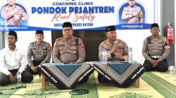 Polres Blitar Laksanakan Giat Coaching Clinic di Pondok Pesantren Mambaul Hisan