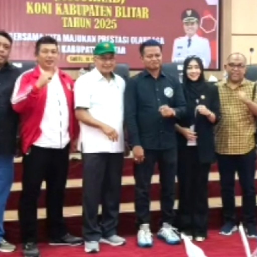 Persiapan Porprov Jawa Timur 2025, Beky Hardiansyah Ditunjuk Sebagai Ketua KONI Kabupaten Blitar