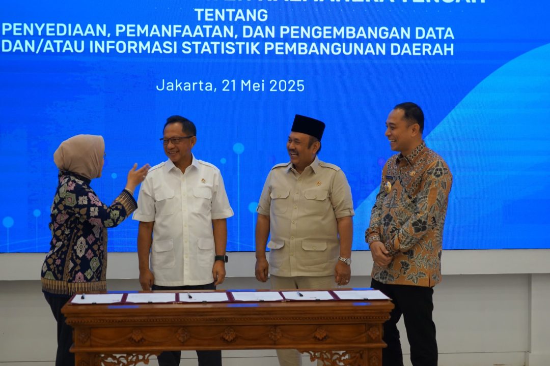 Surabaya Jalin Kerja Sama Trilateral dengan Kemendagri dan BPS