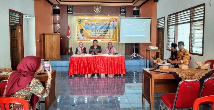 Desa Duwet Gelar Musdesus Pembentukan Koperasi Merah Putih