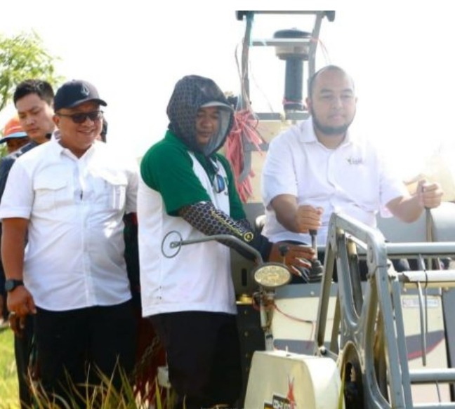 Panen Raya Petani Desa Sumberejo Jember, Perum Bulog dan PT. Pupuk Indonesia Regional 3