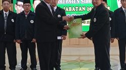 Saat Pengukuhan Pengurus Perwakilan BWI Sidoarjo, Bupati Subandi Siap Support Percepatan Sertifikat Wakaf