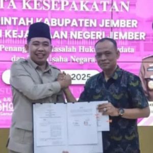 Bupati Jember Gandeng Kejaksaan Tanda Tangani MOU Penanganan Masalah Hukum Perdata dan Tata Usaha Negara