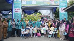 Ketua Tim Pembina Posyandu Asahan Tinjau Launching Pekan Imunisasi Dunia 2025
