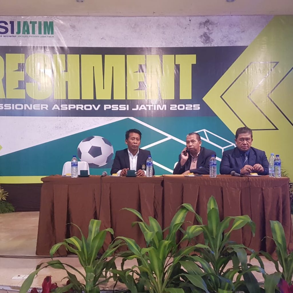 Persiapan Gelaran Pra Porprov dan Soeratin Match Commisioner Asprov PSSI Jatim Refreshment