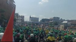Ribuan Driver Ojol di Jember Kepung Pemkab Jember,Ajukan 5 Tuntutan