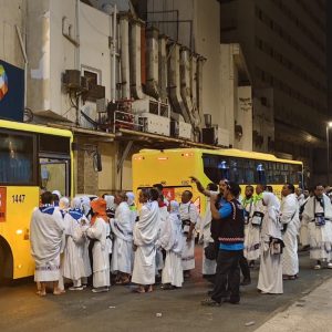 Bus Shalawat Inklusif Siap Antar Jemput Jemaah dari Hotel ke Masjidil Haram Bus Shalawat Inklusif Siap Antar Jemput Jemaah dari Hotel ke Masjidil Haram