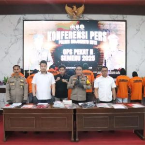 Operasi Pekat 2025 Polres Mojokerto Kota Amankan 18 Premanisme Operasi Pekat 2025 Polres Mojokerto Kota Amankan 18 Premanisme