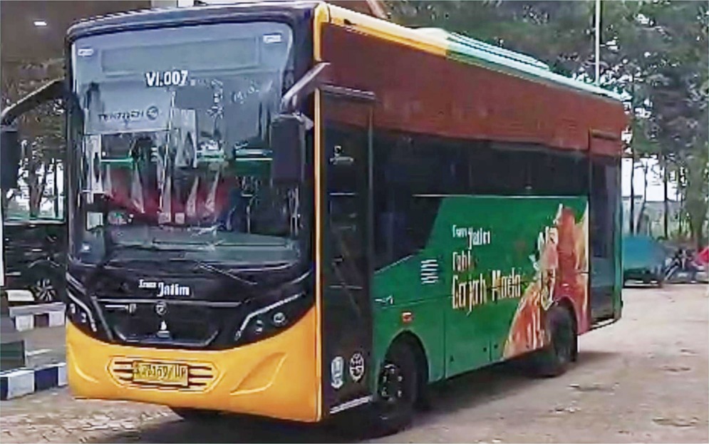 Mulai Operasi Bus Trans Jatim K-VI Rute Mojokerto-Porong Lewati 25 Halte