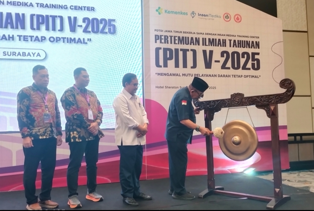Buka Pertemuan Ilmiah Dokter Transfusi Darah, Imam Utomo S : Tunggu Rekom Kemenkes