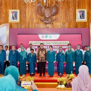Usai Kukuhkan Pengurus PKK, Bupati Mas Dhito Titip Tiga PR Besar