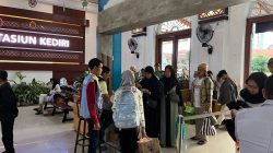 Lonjakan 36 Persen, Stasiun Kediri Kebanjiran Penumpang