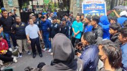 Tuntut Keadilan untuk Rayyan, Ribuan Warga Kepung Pengadilan Kabupaten Kediri