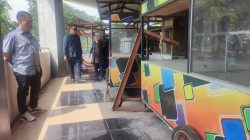 Puluhan Rombong Mangkrak di GOR Jayabaya Menanti Nasib