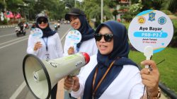 Sosialisasi On The Street Ingatkan Warga Surabaya Batas Akhir Pembayaran PBB