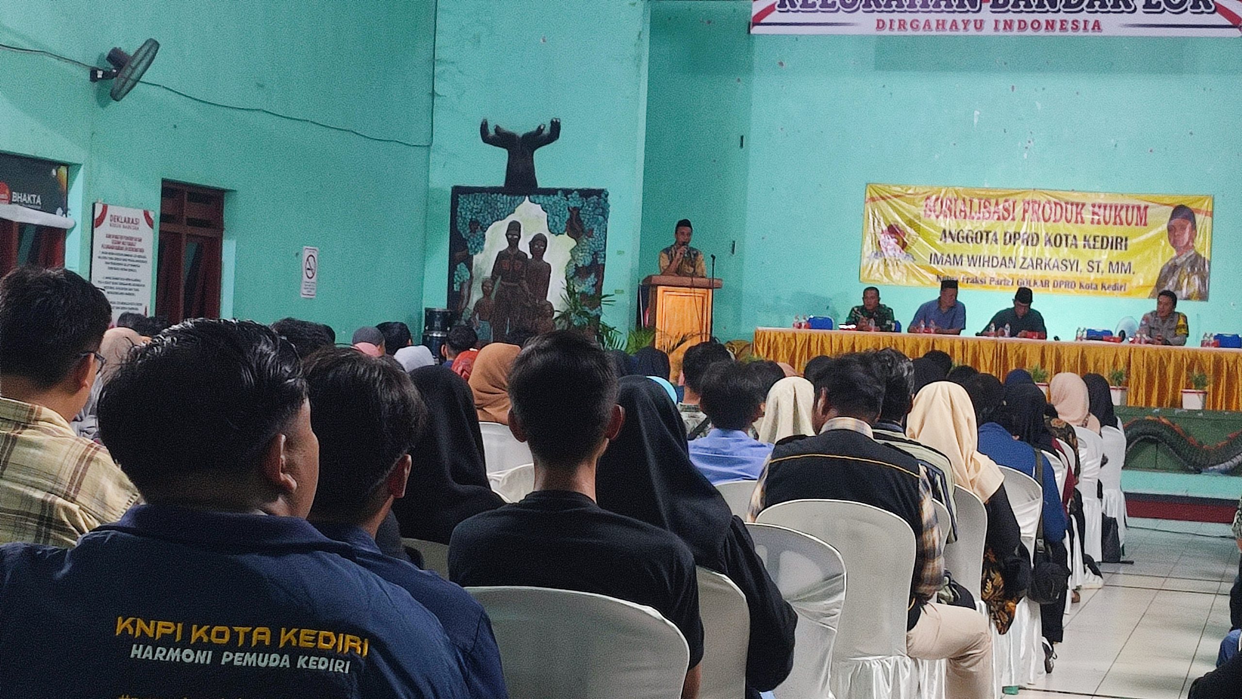 Imam Wihdan Zarkasyi Ajak Pemuda Kota Kediri Melek Hukum
