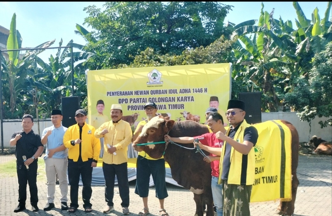 Kumpulkan 25 Hewan Qurban, Ali Mufthi: Terimakasih Kader Golkar
