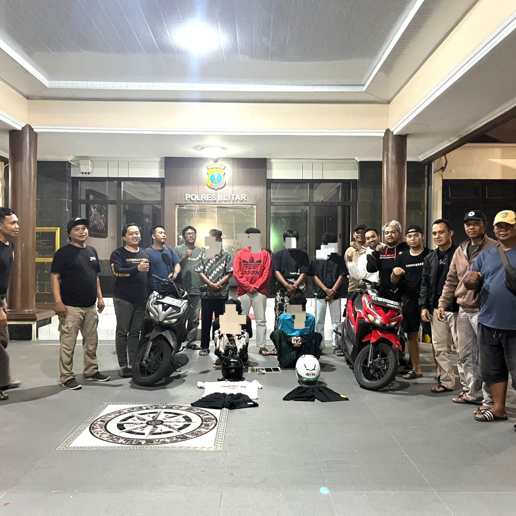 Oknum Perguruan Silat Bikin Onar di Kanigoro, Akhirnya Diringkus Polres Blitar