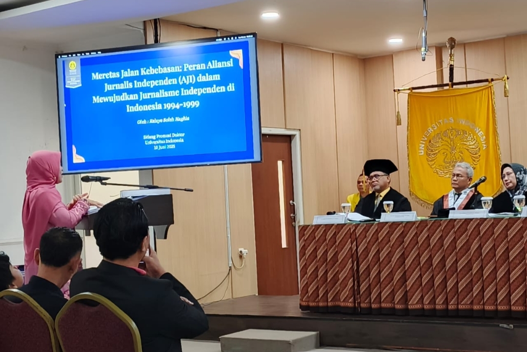 Dr. Raisye Soleh Haghia: AJI Berperan Strategis dalam Perjuangan Kebebasan Pers 1994-1999