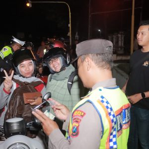 Polres Blitar Gelar Razia Tempat Rawan Tindak Kriminalitas dan Gangguan Kamtibmas