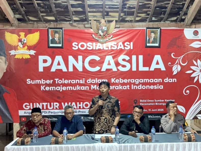Guntur Wahono, Anggota DPRD Provinsi Jatim Sosialisasi KMP di Blitar