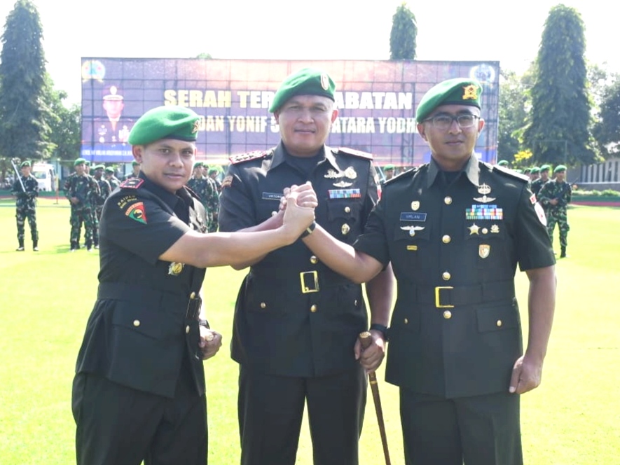 Jabat Danyonif 511/DY Blitar, Mayor Amar Supratman Siap Tingkatkan Keberhasilan dan Prestasi Satuan