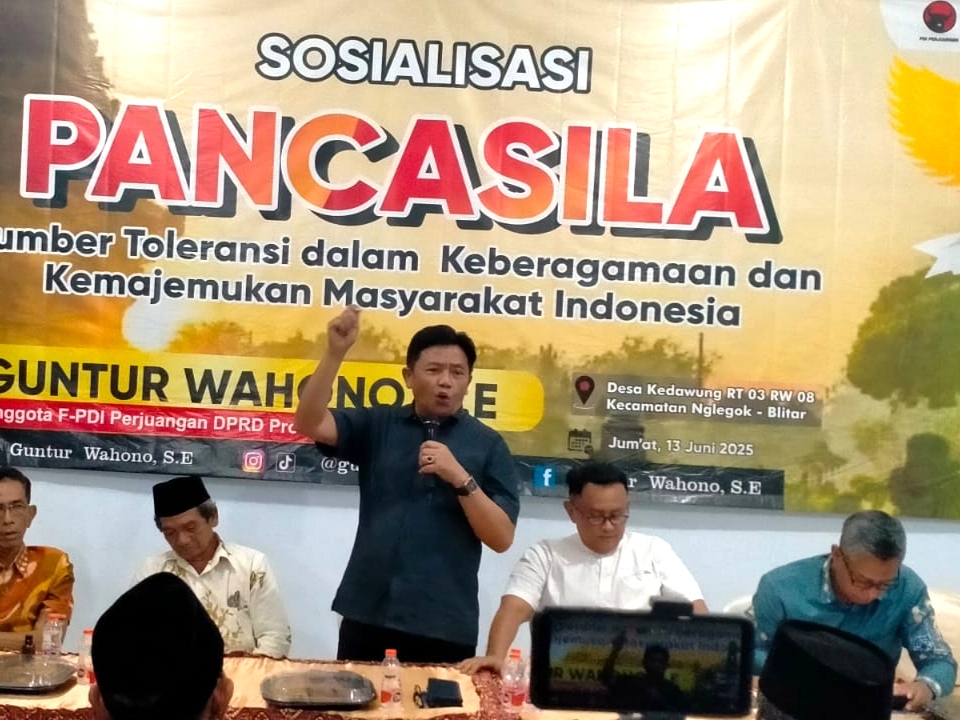 Wawasan Kebangsaan di Blitar, Guntur Wahono: Petani Tulang Punggung Pangan Indonesia