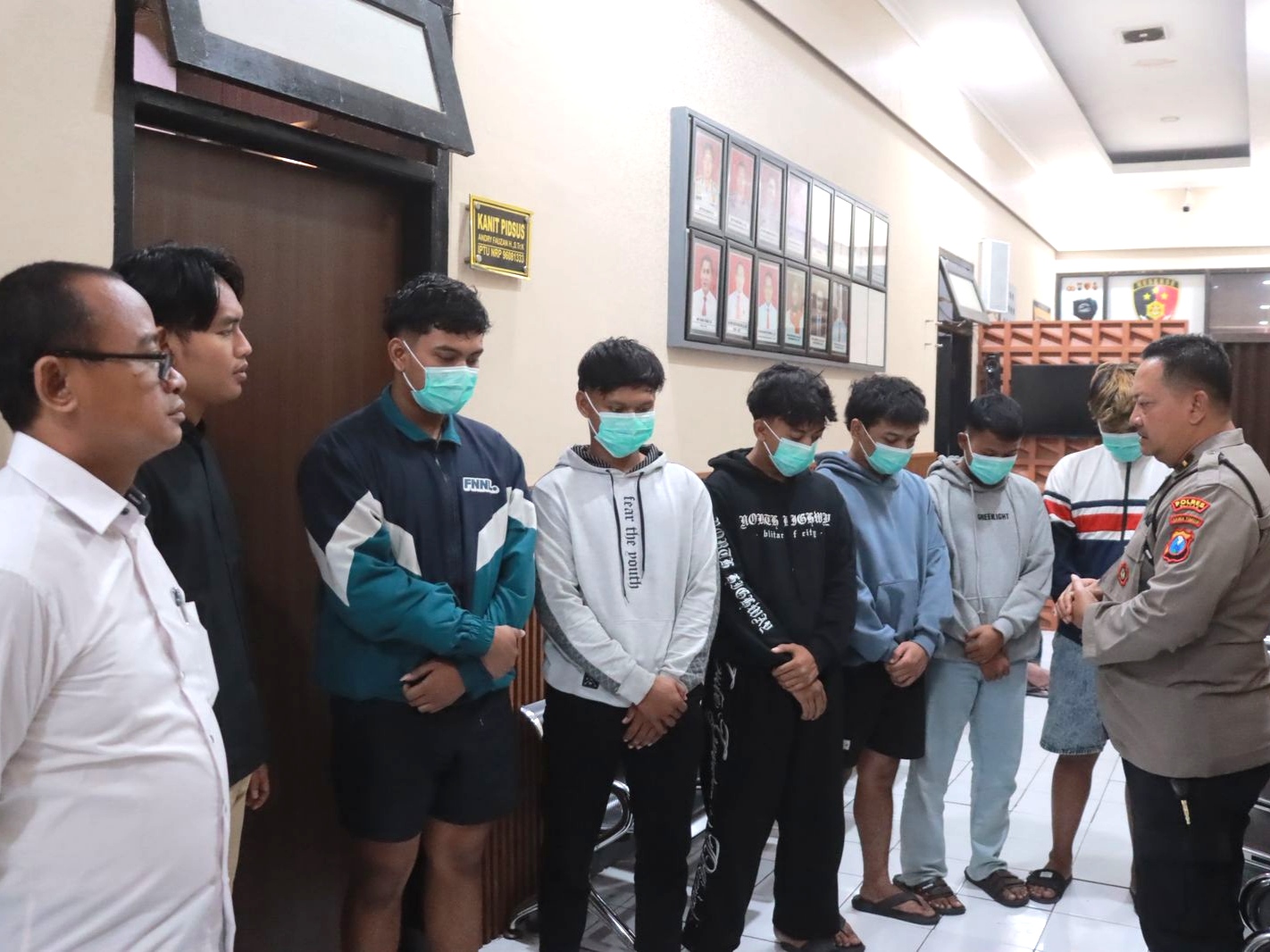Jelang Suran Agung, Polres Blitar Amankan Oknum Kelompok Perguruan Usai Lakukan Penghadangan