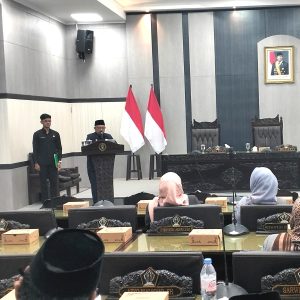 Penyampaian Jawaban Bupati Blitar Atas PU Fraksi Terhadap Ranperda Pertanggungjawaban APBD 2024