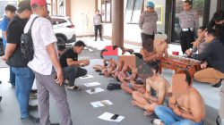 Aksi ODOL Ricuh, Polres Blitar Amankan 10 Orang Provokasi, Sajam dan Miras