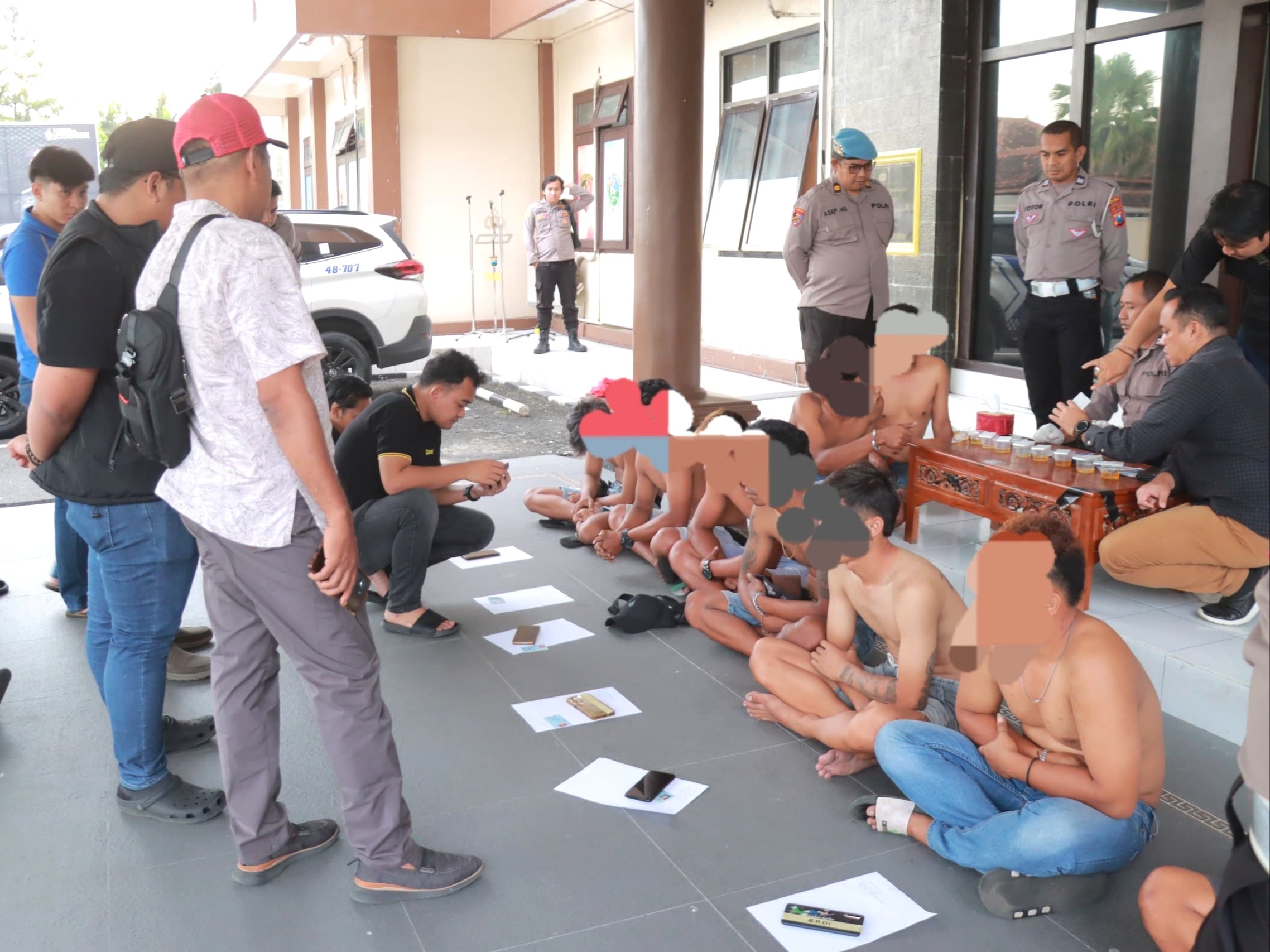 Aksi ODOL Ricuh, Polres Blitar Amankan 10 Orang Provokasi, Sajam dan Miras