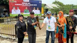 Obor Porprov Jatim IX 2025 Dikirab dari Pamekasan
