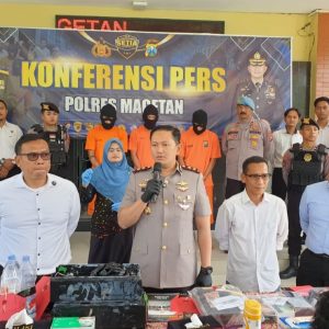 Polres Magetan Tangkap Pelaku Perampokan Lintas Provinsi