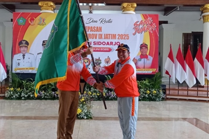 Bupati Subandi Lepas Kontingen Porprov Sidoarjo