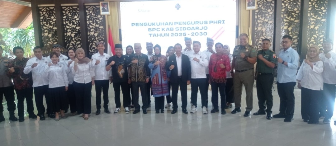 BPC PHRI Sidoarjo 2025-2030 Resmi Dikukuhkan