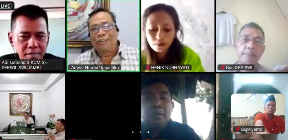 Jelang Kegiatan Paralegal, DPP SWI Melalui YLBH nya Adakan Webinar