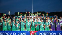 Surabaya Taklukkan Mojokerto Lewat Adu Penalti, Raih Emas Sepak Bola Porprov IX/2025