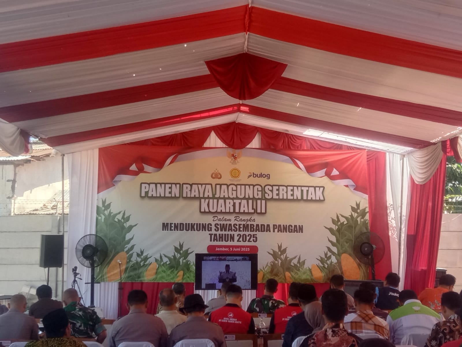 Swasembada Pangan, Panen Raya Jagung Serentak Kuartal II, Presiden RI: Polisi Indonesia Adalah Polisi Rakyat