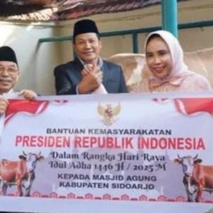 Kekhusyukan Menyelimuti Pelaksanaan Salat Idul Adha 1446 Hijriyah, Ribuan Jamaah Berbagai Penjuru Wilayah Sidoarjo