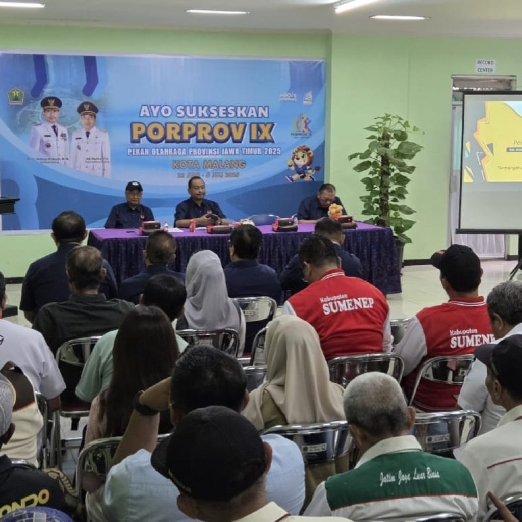 KONI Jatim Pastikan Kesiapan Tuan Rumah Sambut Porprov Jatim 2025