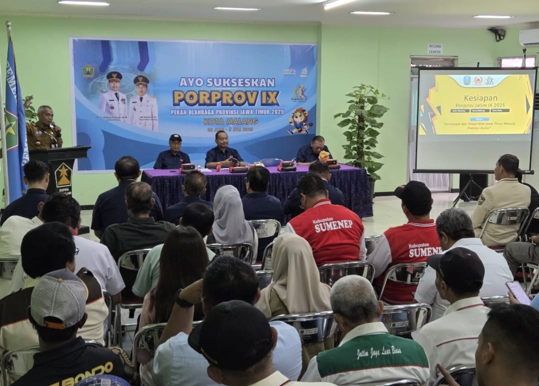 KONI Jatim Pastikan Kesiapan Tuan Rumah Sambut Porprov Jatim 2025