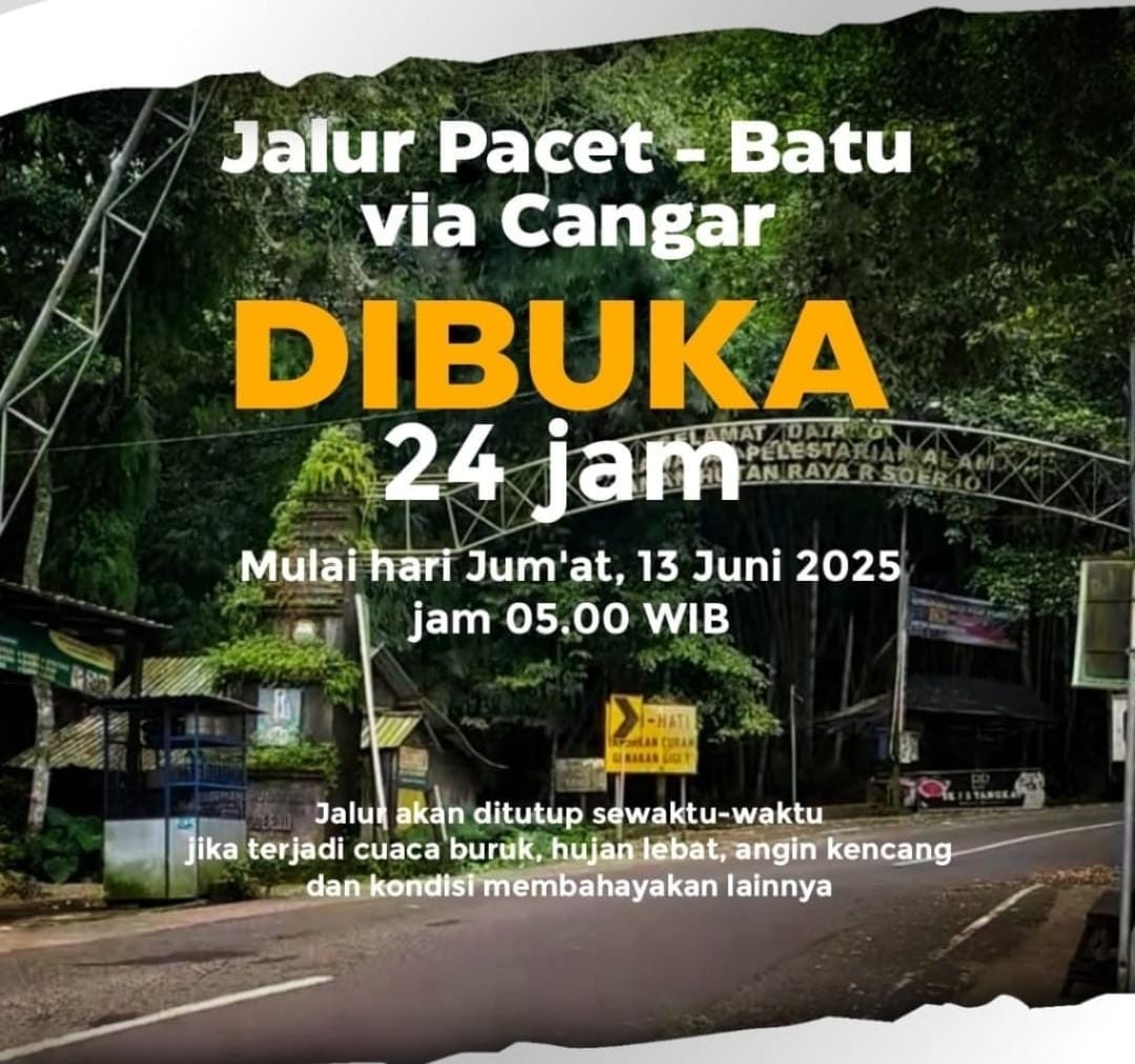 Perbaikan Pasca Longsor Selesai 100 Persen, Gubernur Khofifah Pastikan Jalur Pacet-Cangar Aman Dibuka 24 Jam