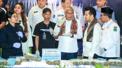 Barang Bukti Narkoba di Pamekasan Dimusnahkan