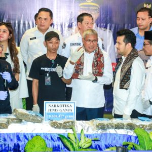 Barang Bukti Narkoba di Pamekasan Dimusnahkan