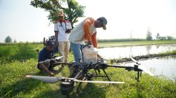 30 Hektare Sawah Terendam, Bupati Kediri Kirim Drone dan Benih