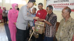 Polres Magetan Bakti Sosial Hari Bhayangkara ke-79 di Wihara Vimalakirti, Genilangit Poncol