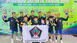 Tim Sepak Takraw Kabupaten Blitar Juara Umum Porprov Jatim IX